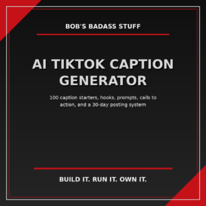 AI TikTok Caption Generator