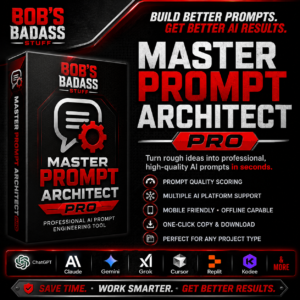 Bob's Badass AI Master Prompt Architect Pro